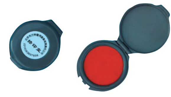 BTFN-Ⅱ陶瓷板红色单指捺印盒(No.5017) 价格：￥30.00元/个