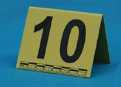黄色塑料物证牌(号码1-30，直比例尺)(No.C052) 价格：￥360.00元/盒