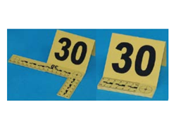 黄色塑料物证牌(号码1-30，L比例尺)(No.C051) 价格：￥450.00元/盒